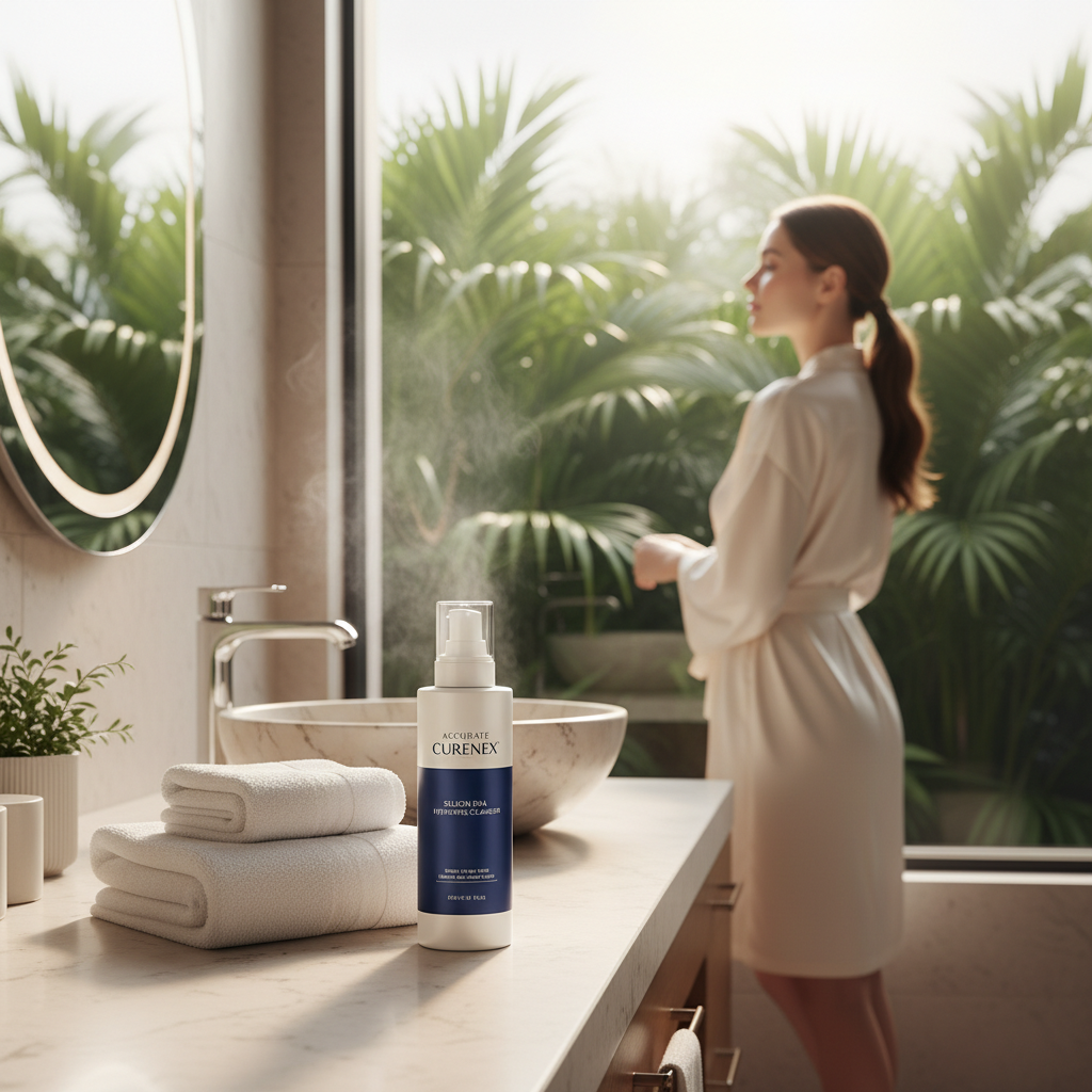 Beyond Cleanse: Unveiling Skin's Supple, Luminous, High-Fashion Resilience.