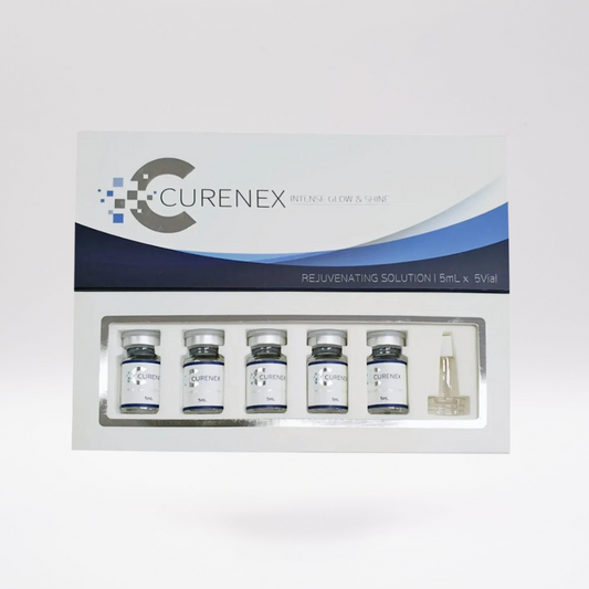 Curenex Salmon DNA PDRN Skin Booster professional-grade microneedling serum with 5 vials for skin rejuvenation and collagen stimulation