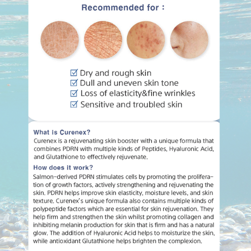 Salmon DNA Microneedle Bundle for rejuvenating dry, dull, and uneven skin.