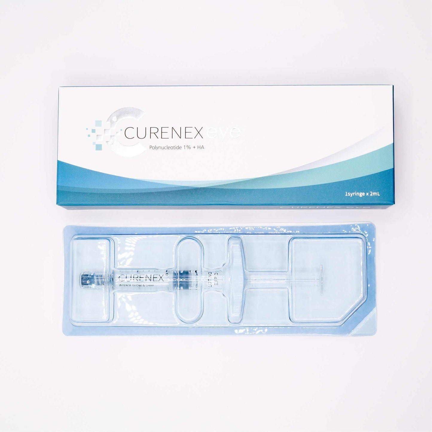 Curenex Eye PN syringe with Salmon DNA and Hyaluronic Acid for advanced eye area skincare treatment
