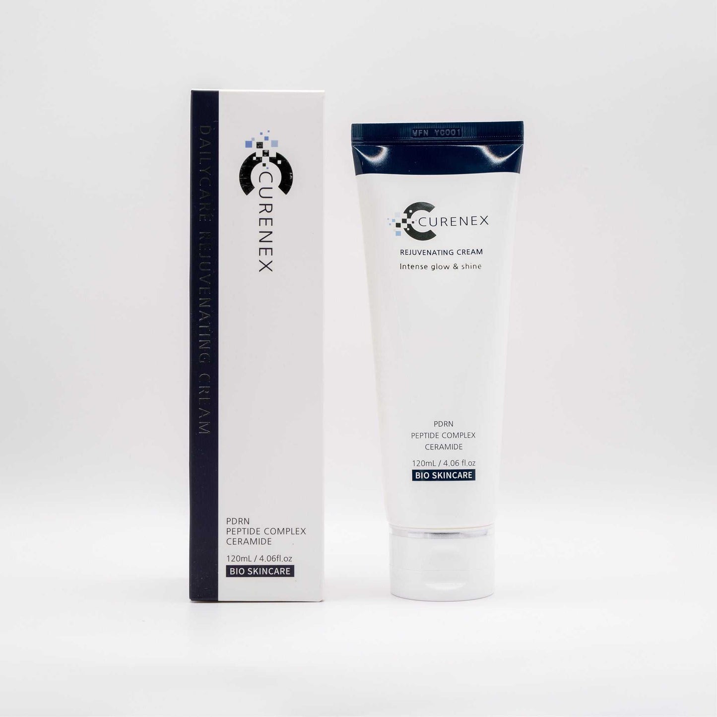 Curenex Salmon DNA Daily Rejuvenating Cream 120ml with PDRN for skin repair and hydration