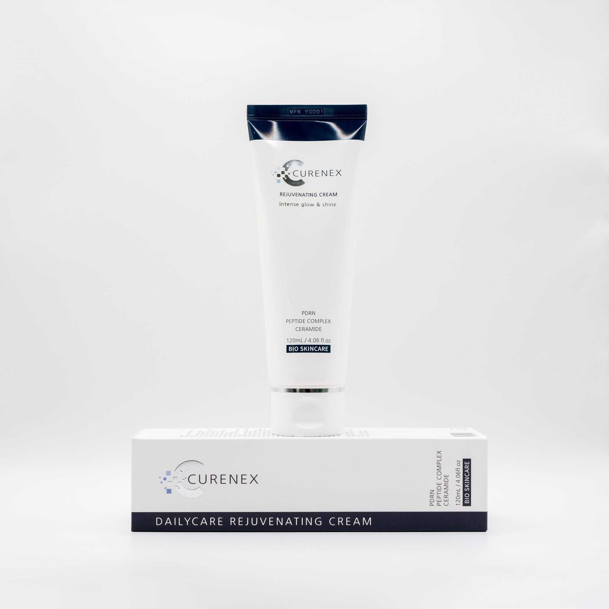 Curenex Salmon DNA Dailycare Rejuvenating Cream with box packaging on white background