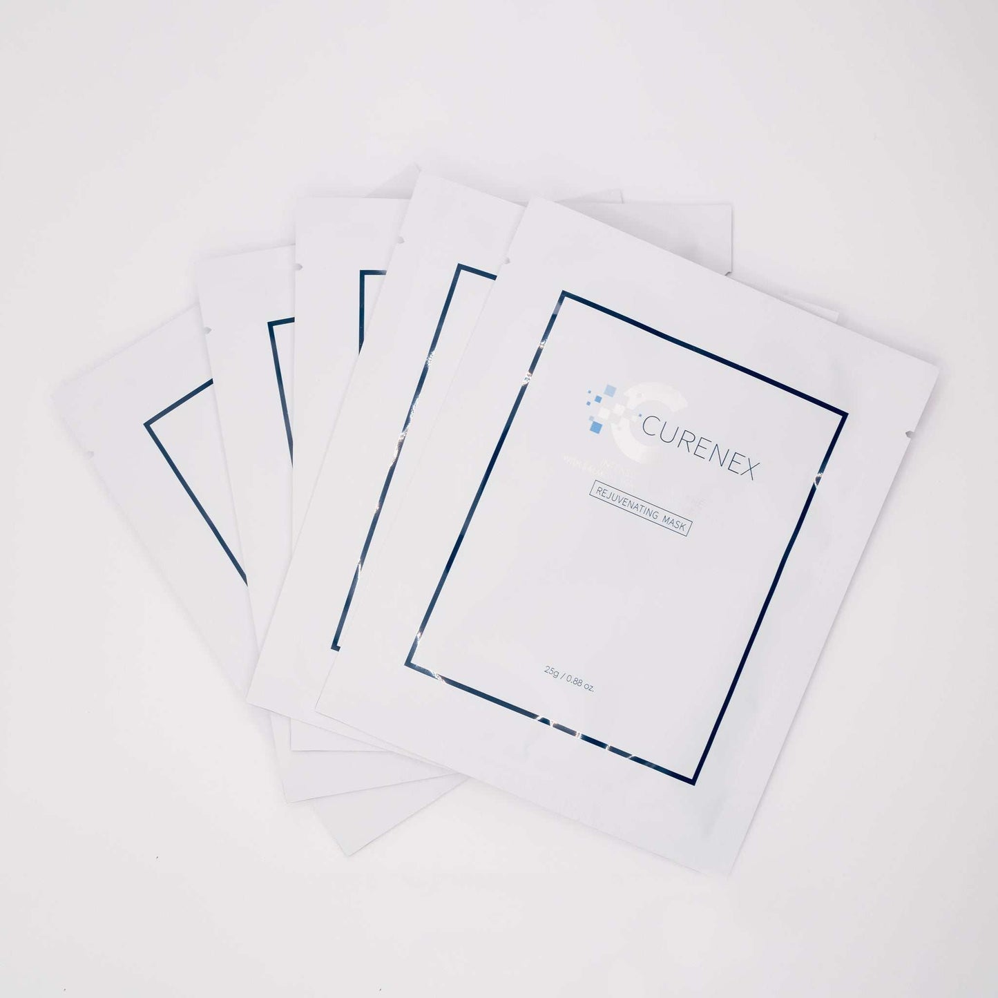 Curenex Salmon DNA Masks pack of five for anti-aging and skin rejuvenation treatment