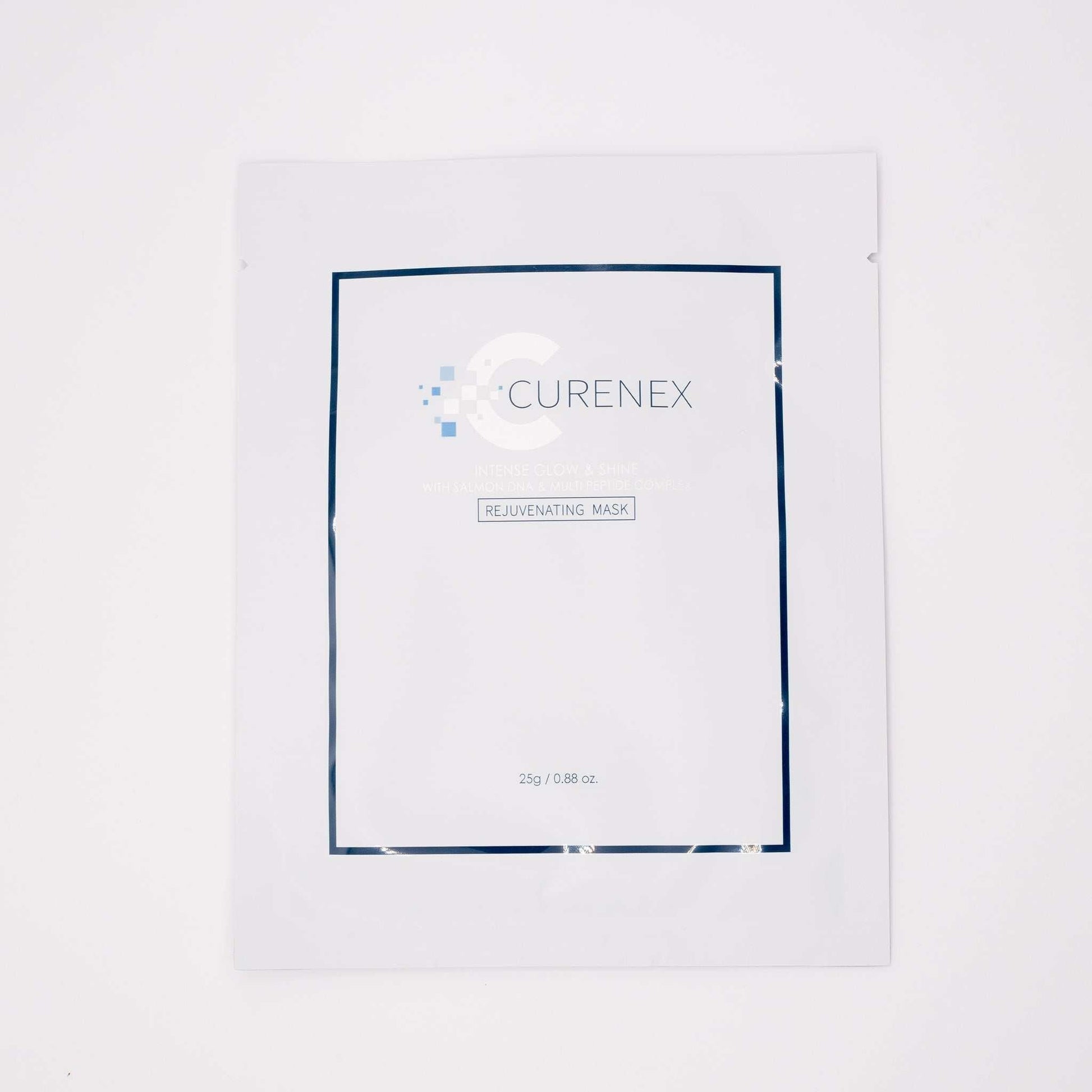 Curenex Salmon DNA rejuvenating facial mask packet for anti-aging and skin hydration