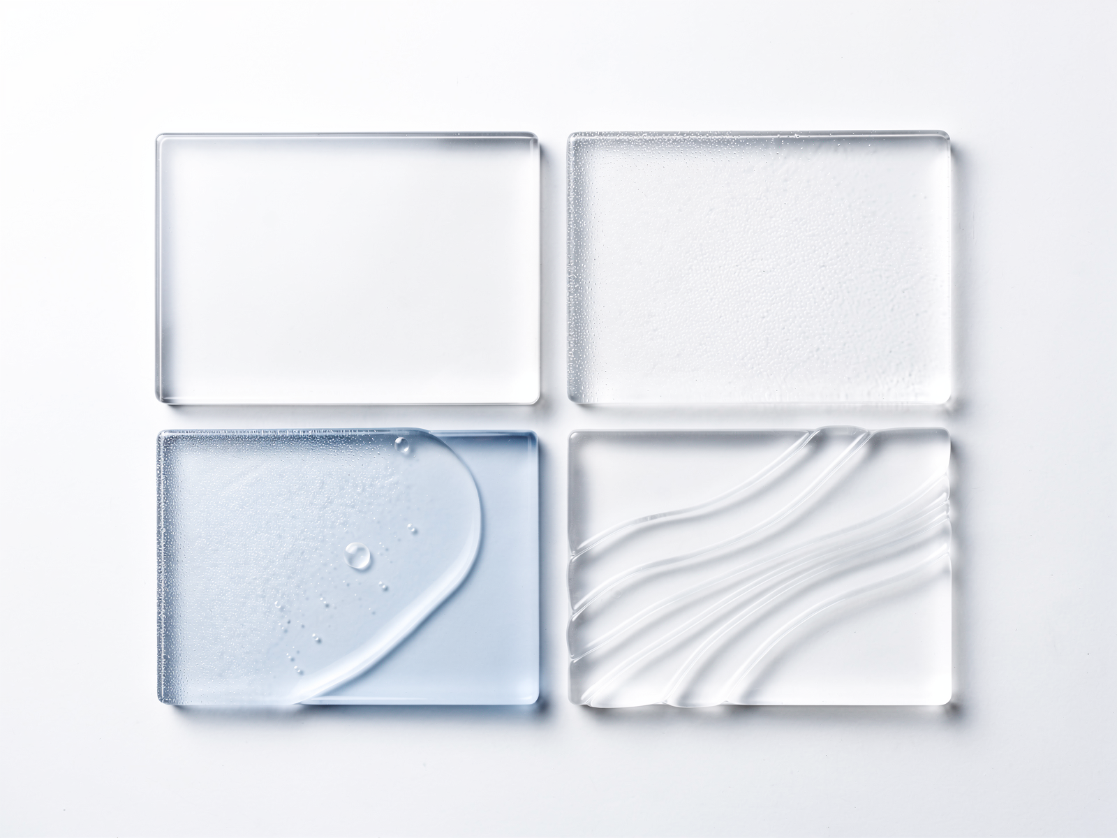 Clean abstract skin concerns visual